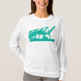Harbour Cranes Bella Hoodie T-shirt
