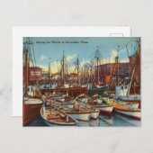  Harbour Gloucester, Massachusetts Briefkaart (Voorkant / Achterkant)