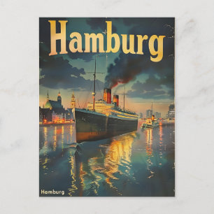 Harbour Harmony: Hamburgse Maritieme Majesteit Briefkaart