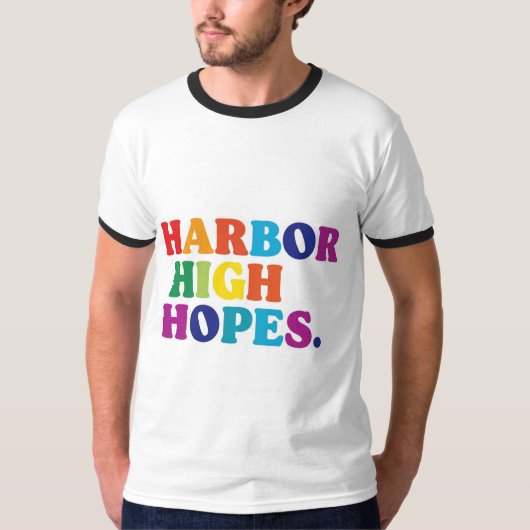 Harbour High Hopes T-shirt ontwerp. (Voorkant)