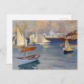 Harbour in Helsinki, Albert Edelfelt Briefkaart (Voorkant / Achterkant)