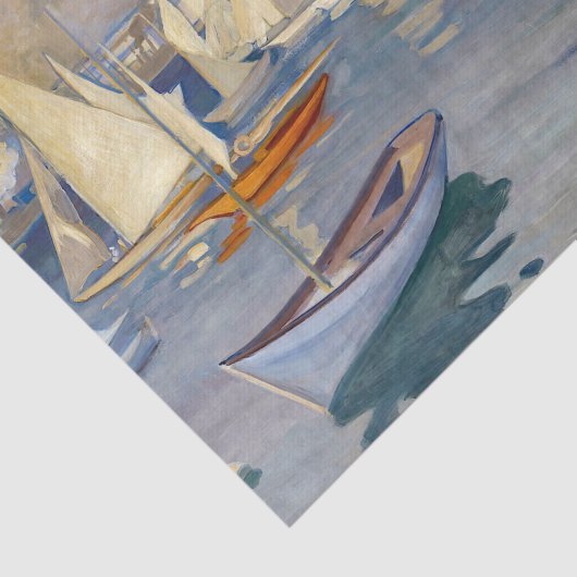 Harbour in Helsinki, Albert Edelfelt Tissuepapier (Detail)