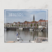 Harbour in Spring, Middelburg, Nederland Briefkaart (Voorkant)