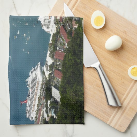 Harbour in St. Thomas Theedoek (Quarter Fold)