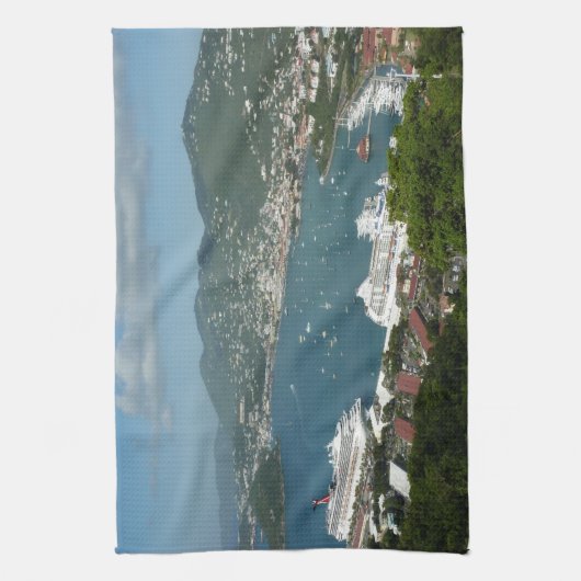 Harbour in St. Thomas Theedoek (Verticaal)