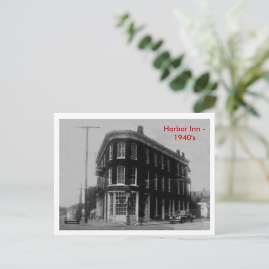 Harbour Inn 1940 Briefkaart (Staand voorkant)