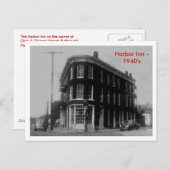 Harbour Inn 1940 Briefkaart (Voorkant / Achterkant)