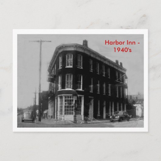 Harbour Inn 1940 Briefkaart (Voorkant)