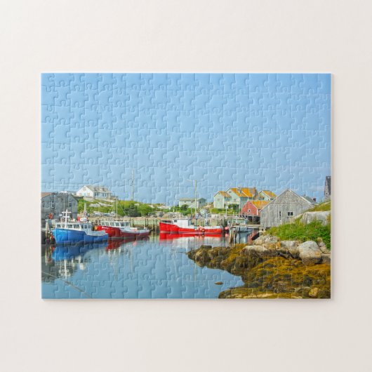 Harbour-instelling Nova Scotia Legpuzzel (Horizontaal)