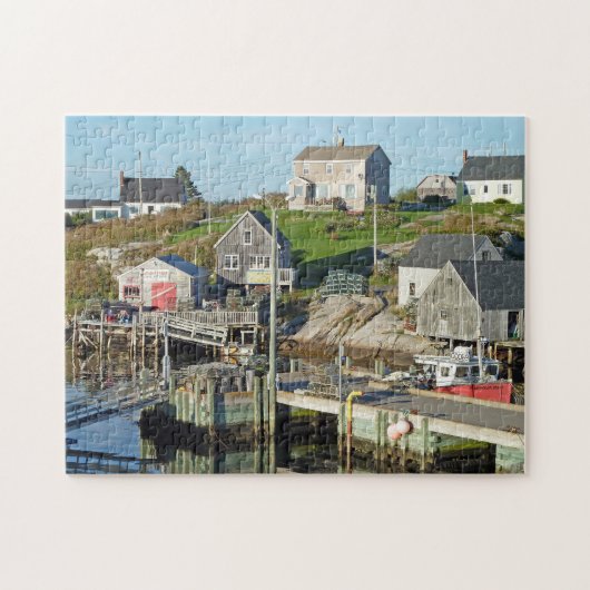 Harbour-instelling Nova Scotia Legpuzzel (Horizontaal)