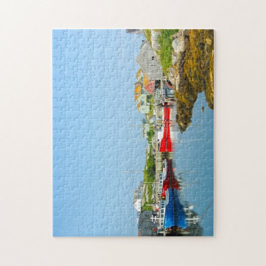 Harbour-instelling Nova Scotia Legpuzzel (Verticaal)