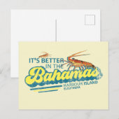 Harbour Island Bahama's Briefkaart Vakantie Cruise (Voorkant / Achterkant)