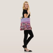 Harbour Licht All-Over-Print Canvas tas (Op model)