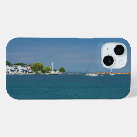 Harbour Mackinac Island Hoesje-Mate iPhone Case (Achterkant (horizontaal))