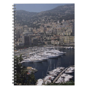 Harbour, Monte Carlo, Franse rivier, Cote d's' Notitieboek