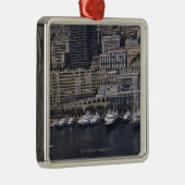 Harbour, Monte Carlo, Franse Riviera, Cote d'' Metalen Ornament (Rechts)