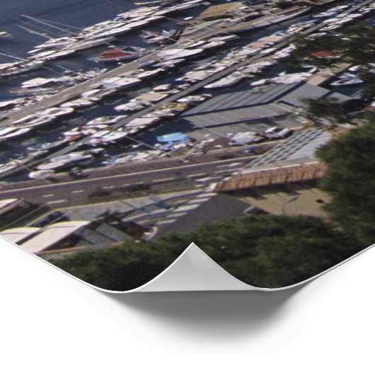 Harbour, Monte Carlo, French Riviera, Cote d' 3 Poster (Hoek)