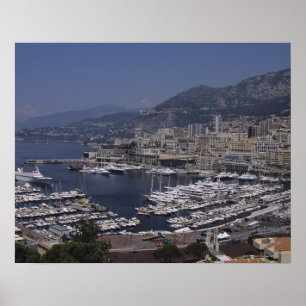 Harbour, Monte Carlo, French Riviera, Cote d' 3 Poster
