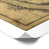 Harbour of Boston Map 1775 Poster (Hoek)