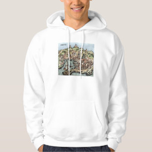 Harbour of Genua in Color, 1493 Hoodie