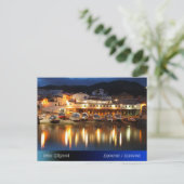 Harbour op de Azoren Briefkaart (Staand voorkant)