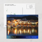 Harbour op de Azoren Briefkaart (Voorkant / Achterkant)