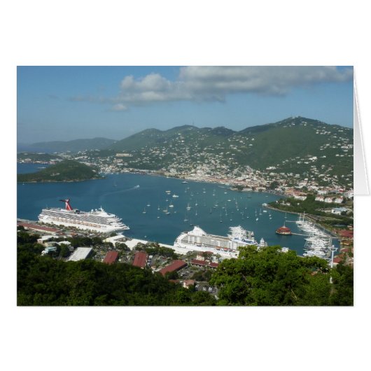 Harbour op de St. Thomas US Maagdeneilanden (Voorkant Horizontaal)