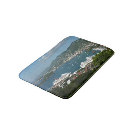 Harbour op de St. Thomas US Maagdeneilanden Badmat (Gekanteld)