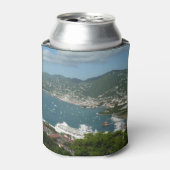 Harbour op de St. Thomas US Maagdeneilanden Blikjeskoeler (Blikje Voorkant)