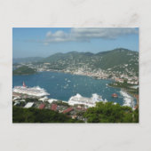 Harbour op de St. Thomas US Maagdeneilanden Briefkaart (Voorkant)