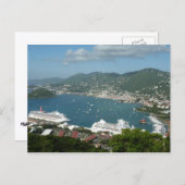Harbour op de St. Thomas US Maagdeneilanden Briefkaart (Voorkant / Achterkant)