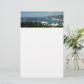Harbour op de St. Thomas US Maagdeneilanden Briefpapier (Staand voorkant)