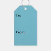 Harbour op de St. Thomas US Maagdeneilanden Cadeaulabel (Achterkant)