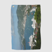 Harbour op de St. Thomas US Maagdeneilanden Golfhanddoek (Voorkant)