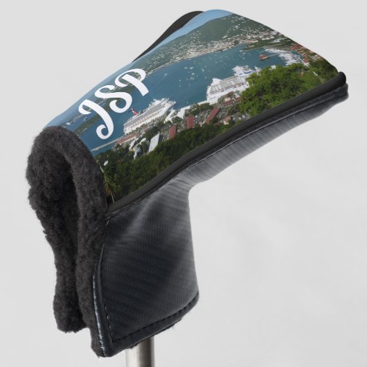 Harbour op de St. Thomas US Maagdeneilanden Golfheadcover (3/4 voorkant)