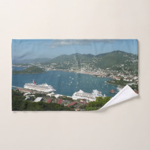 Harbour op de St. Thomas US Maagdeneilanden Handdoek