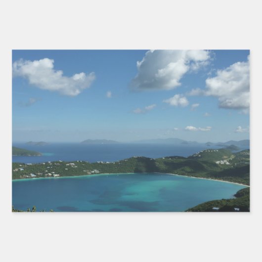 Harbour op de St. Thomas US Maagdeneilanden Inpakpapier Vel (Voorkant 2)