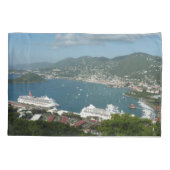 Harbour op de St. Thomas US Maagdeneilanden Kussensloop (Achterkant)