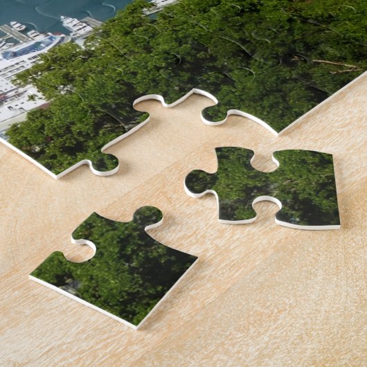 Harbour op de St. Thomas US Maagdeneilanden Legpuzzel (Zijkant)