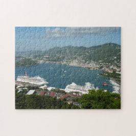 Harbour op de St. Thomas US Maagdeneilanden Legpuzzel