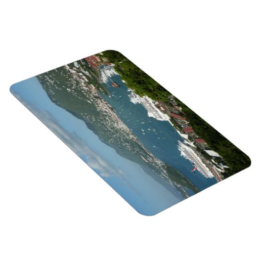 Harbour op de St. Thomas US Maagdeneilanden Magneet (Rechterzijde)