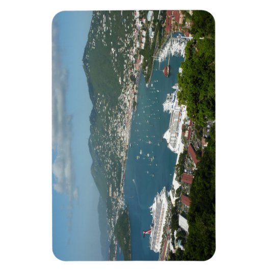 Harbour op de St. Thomas US Maagdeneilanden Magneet (Verticaal)