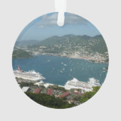 Harbour op de St. Thomas US Maagdeneilanden Ornament (achterkant)