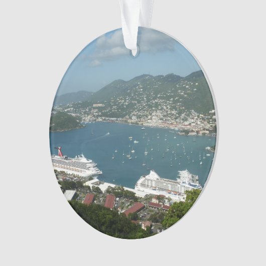 Harbour op de St. Thomas US Maagdeneilanden Ornament (voorkant)