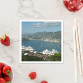 Harbour op de St. Thomas US Maagdeneilanden Servet (Insitu)