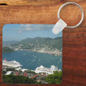 Harbour op de St. Thomas US Maagdeneilanden Sleutelhanger (Achterkant)