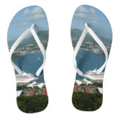 Harbour op de St. Thomas US Maagdeneilanden Teenslippers (Voetbed)