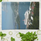 Harbour op de St. Thomas US Maagdeneilanden Theedoek (Gevouwen)