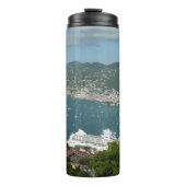 Harbour op de St. Thomas US Maagdeneilanden Thermosbeker (Voorkant)