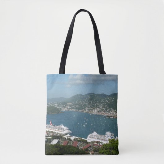 Harbour op de St. Thomas US Maagdeneilanden Tote Bag (Voorkant)